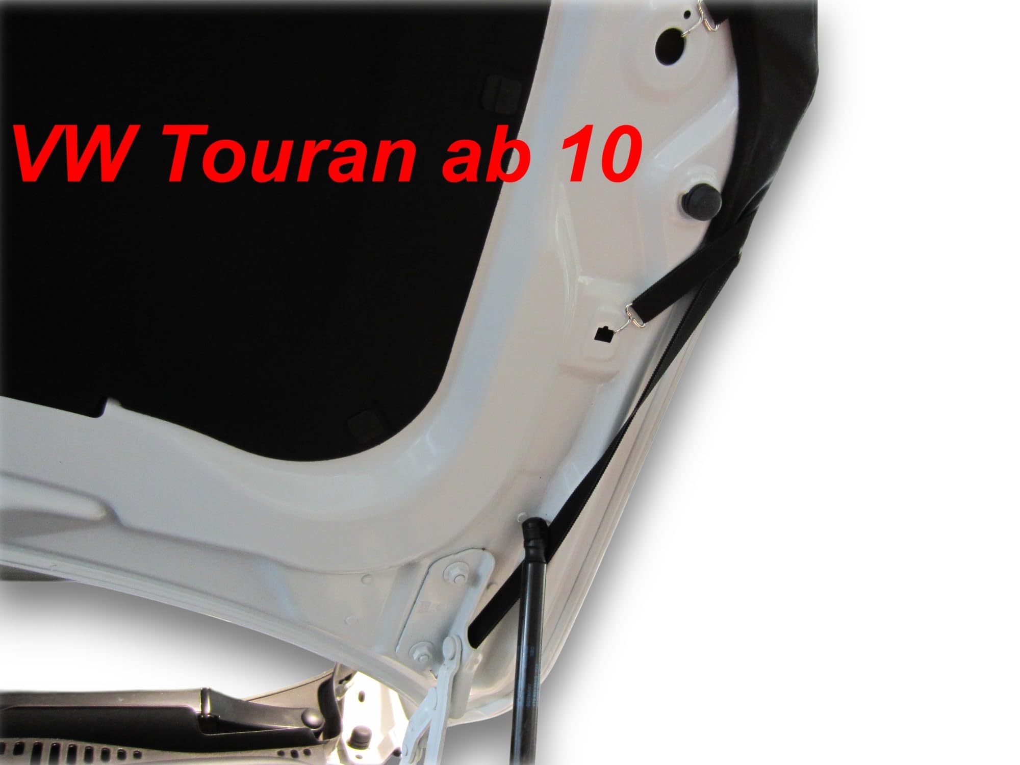 AB-00242 Auto-BRA Motorhaubenschutz kompatibel mit VW Volkswagen Touran - Caddy Bj. 2010-2015 Haubenbra Steinschlagschutz Tuning Bonnet Bra