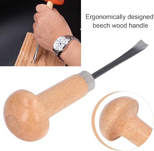 Miniatura 2 de Juego de cincel y gubia para tallar madera, herramientas manuales compactas para principiantes y carpintería profesional