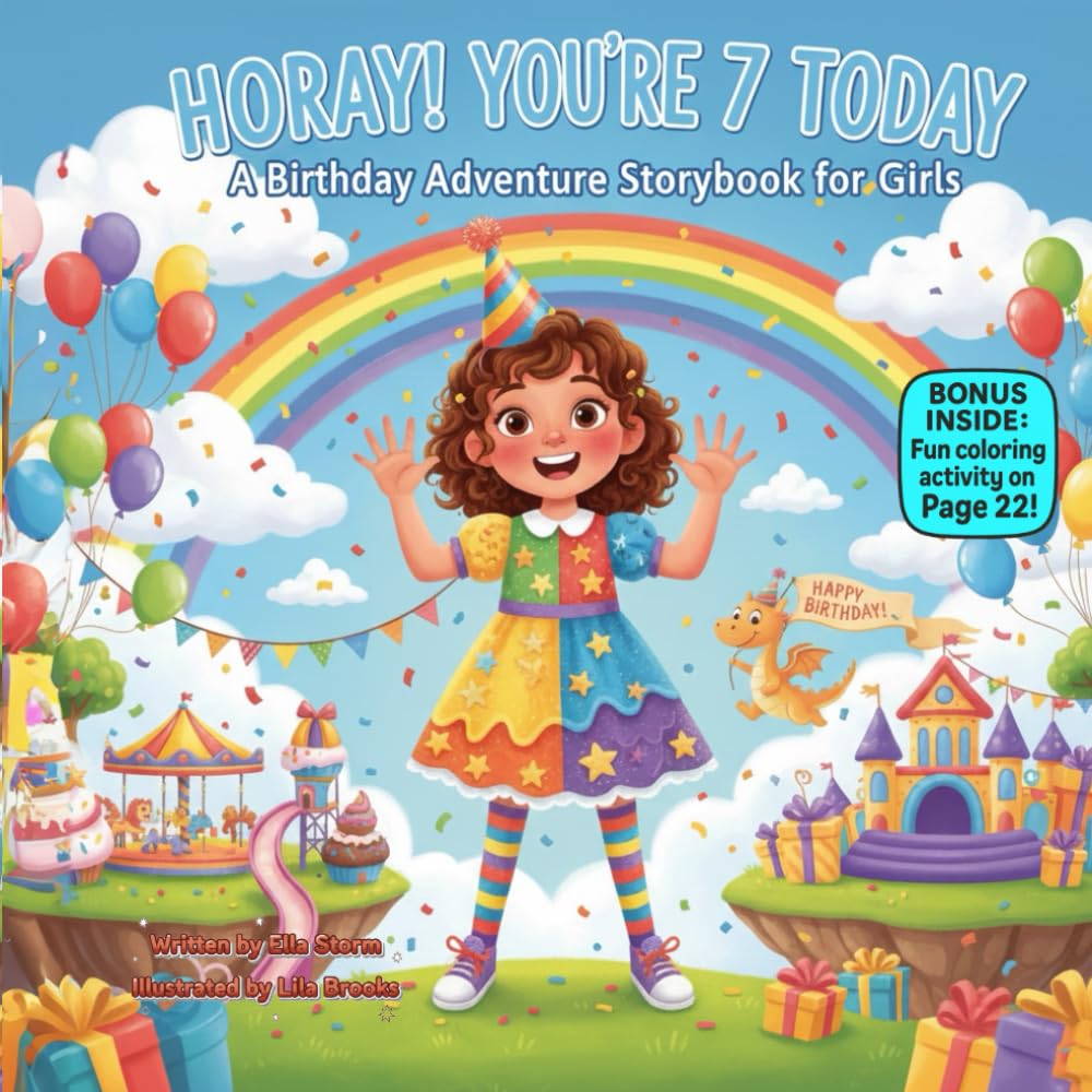 Hooray! You’re 7 Today: A Birthday Adventure Storybook for Girls