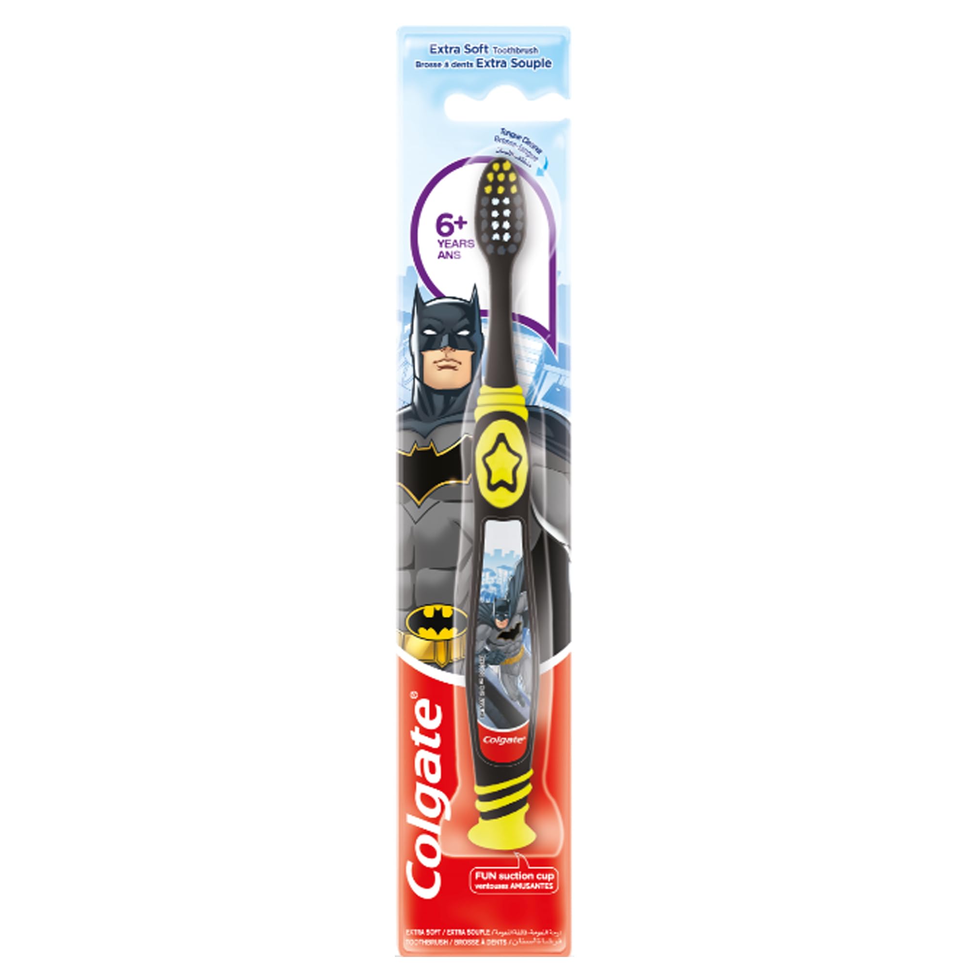 Kids Toothbrush Batman 6+ years Extra Soft Manual Toothbrush 1pk