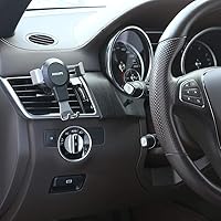 Vista 3 de Plástico ABS de grano de madera de roble para Mercedes Benz GLE GLS ML GL Clase 320 350 400 2012-2019 Control central de automóvil Decoración Panel