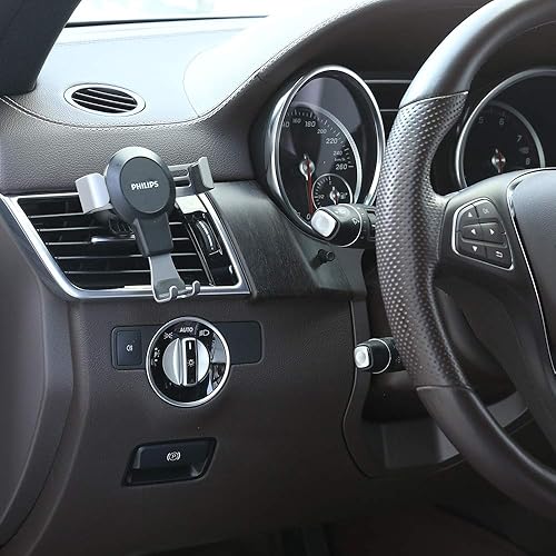 Miniatura 3 de Plástico ABS de grano de madera de roble para Mercedes Benz GLE GLS ML GL Clase 320 350 400 2012-2019 Control central de automóvil Decoración Panel