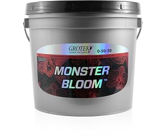 GROTEK GTMB6050 Monster Bloom Hydroponic Nutrients, 5 kg, Black