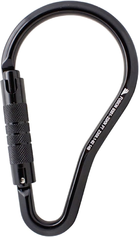 Fusion Climb Prima Alumn Auto Lock Ladder Hook Carabiner