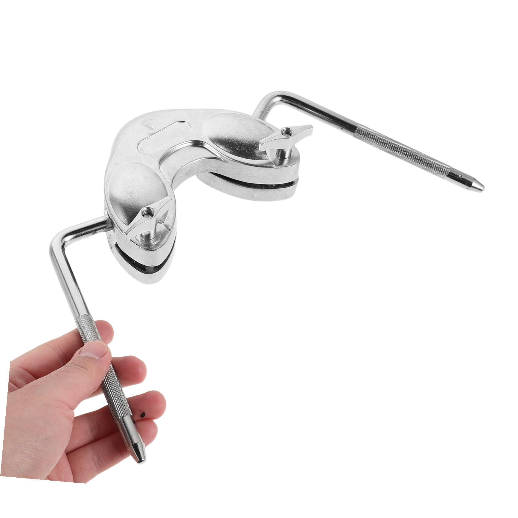 UPKOCH Tom Halterung Schlagzeugständer Metall Robust Verstellbar mit Montagearm für Standtom Geeignet Bühnen und Reisezubehör