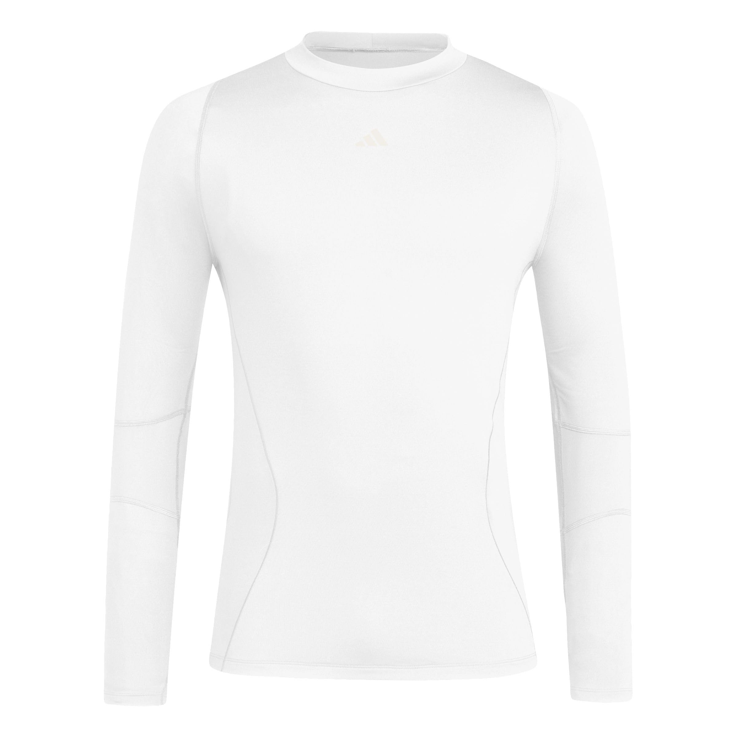 adidas Men's Techfit Cold.Rdy Longsleeve Men Shirt, White, XXL