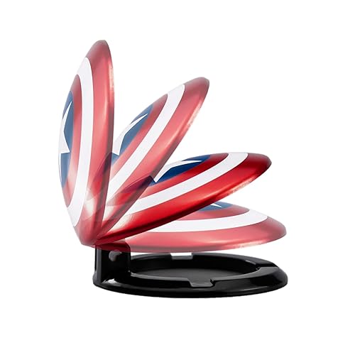 Miniatura 3 de OFFCURVE Capitán América - Cubierta para botón de arranque de motor de automóvil, cubierta de metal para interruptor de encendido de General Motors