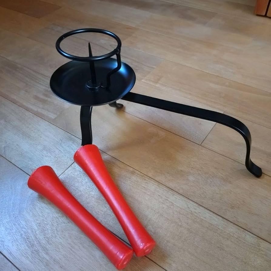 燭台　　明治時代　　2個セット 燭台 明治時代 2個セット 燭台 明治時代 2個セット 和ろうそく2号