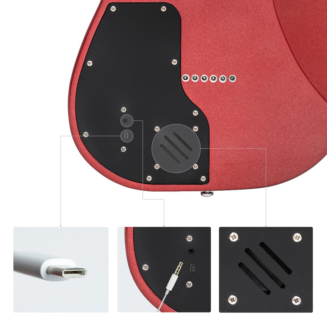Amazon.co.jp: PEOZ エレキギター スマートデジタルギター 35サウンド