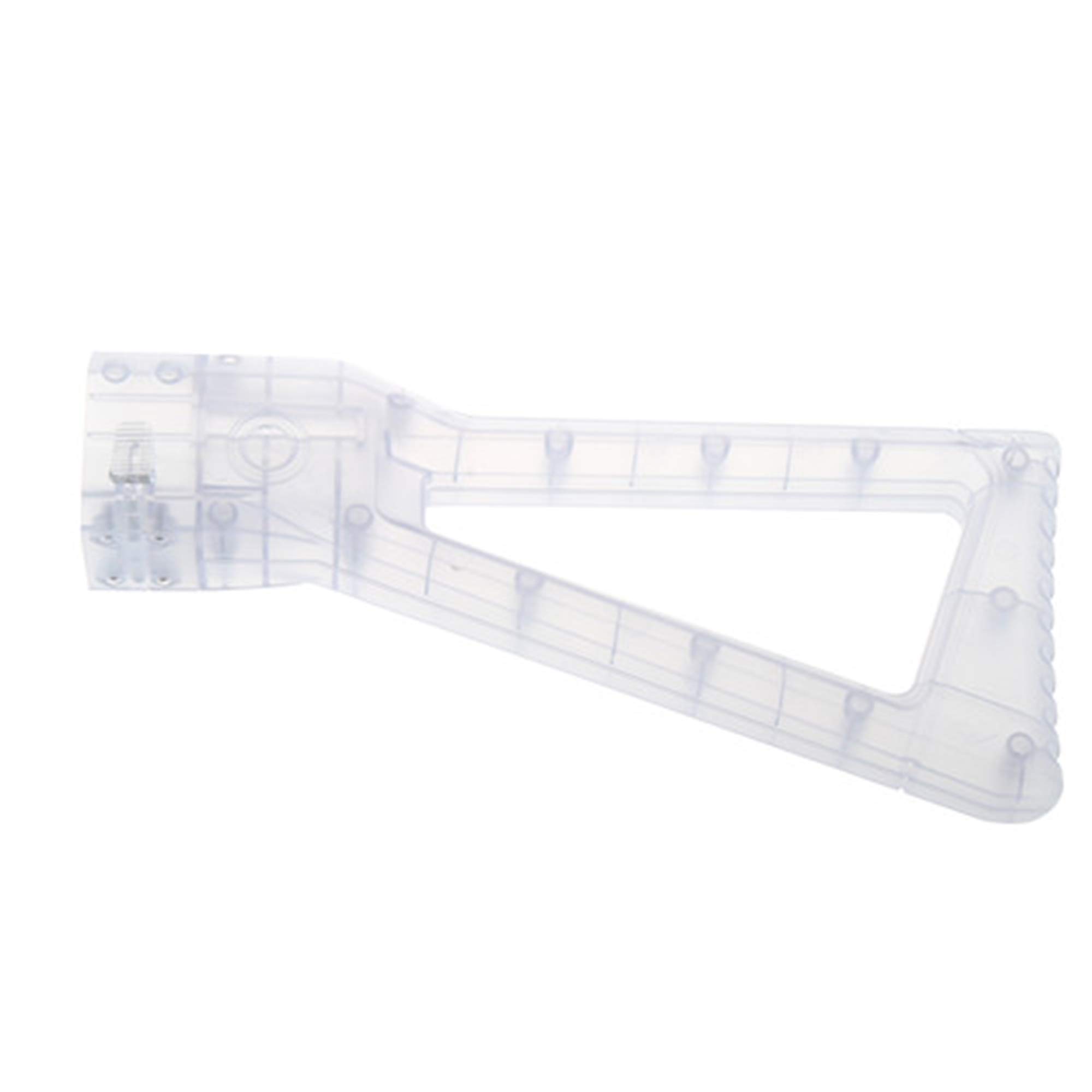 WORKER AK Style Shoulder Stock Kit for Toys of the Nerf N-Strike Elite Stryfe and Nerf Modulus Series (Transparent)