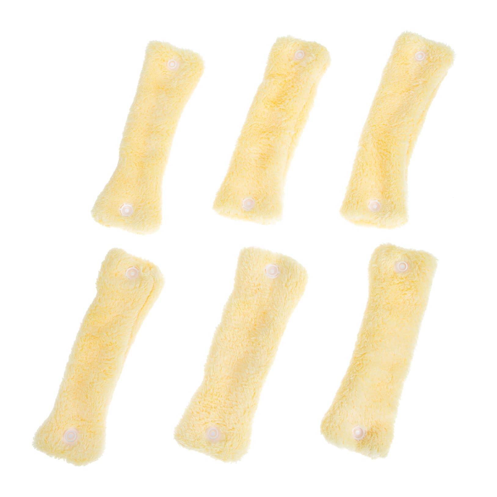 Mikinona 6Pcs Curlers Soft Coral Fleece Sleep Curling Tools for Damage Curls Lightweight Design for Home Hair