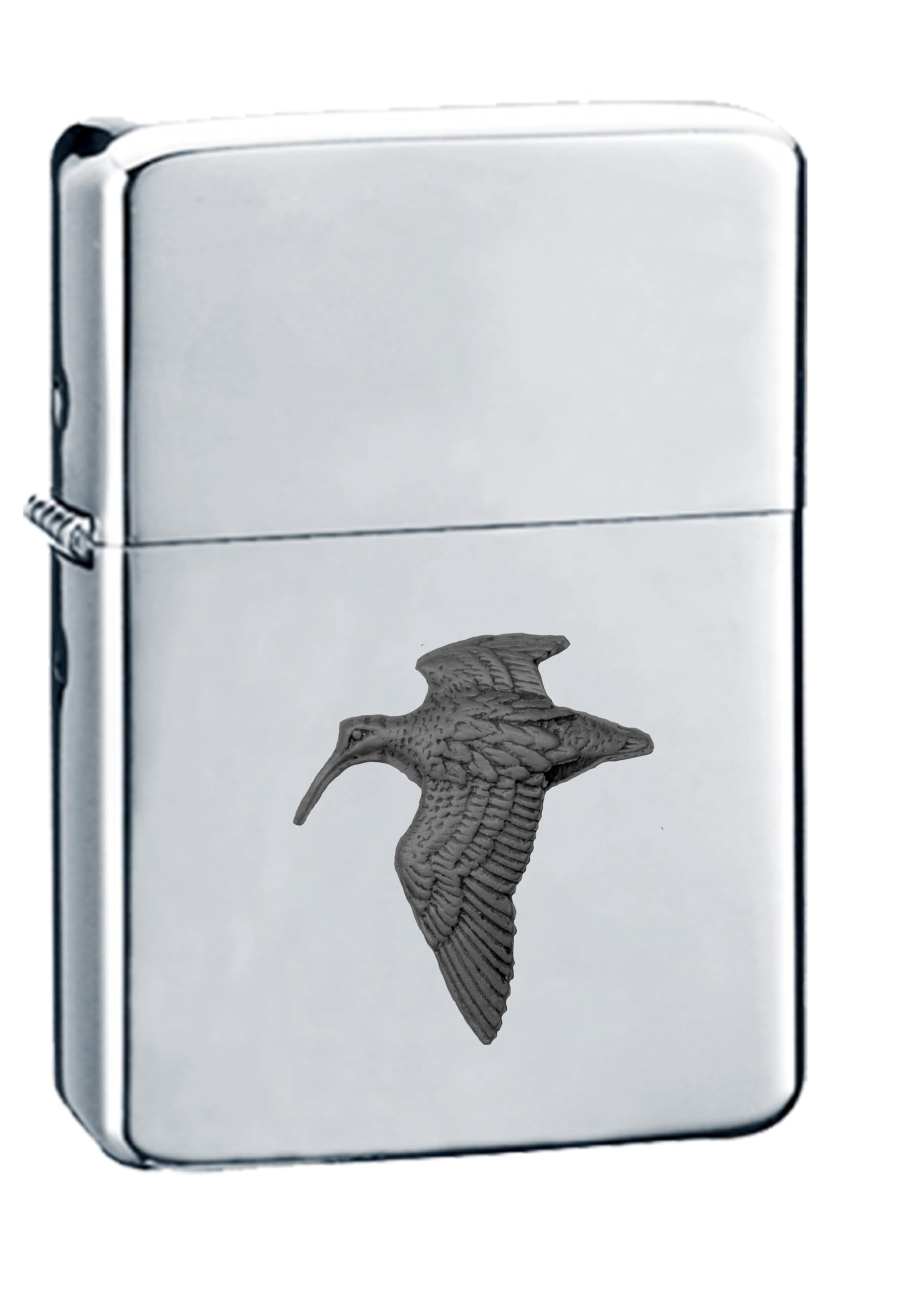 Briquet Bécasse B10 en étain cadeau idéal pour chasseur et collectionneur