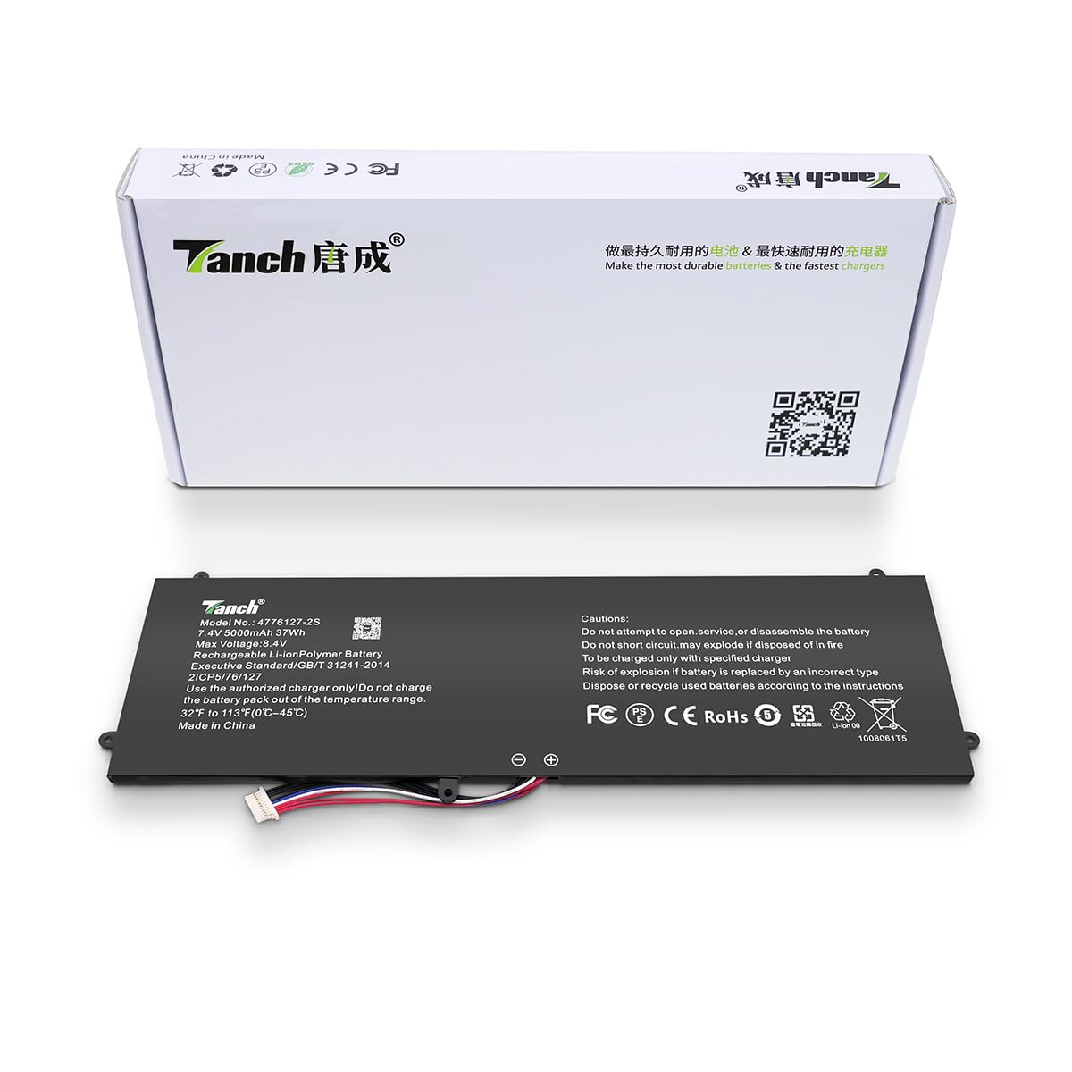 Batteria per laptop TL-4776127-2S U3285131PV-2S per Mediacom Smartbook One M-SB151 Prestigio 141 C2 PSB141C02ZFH_BB 7.4V 5000mAh 37W
