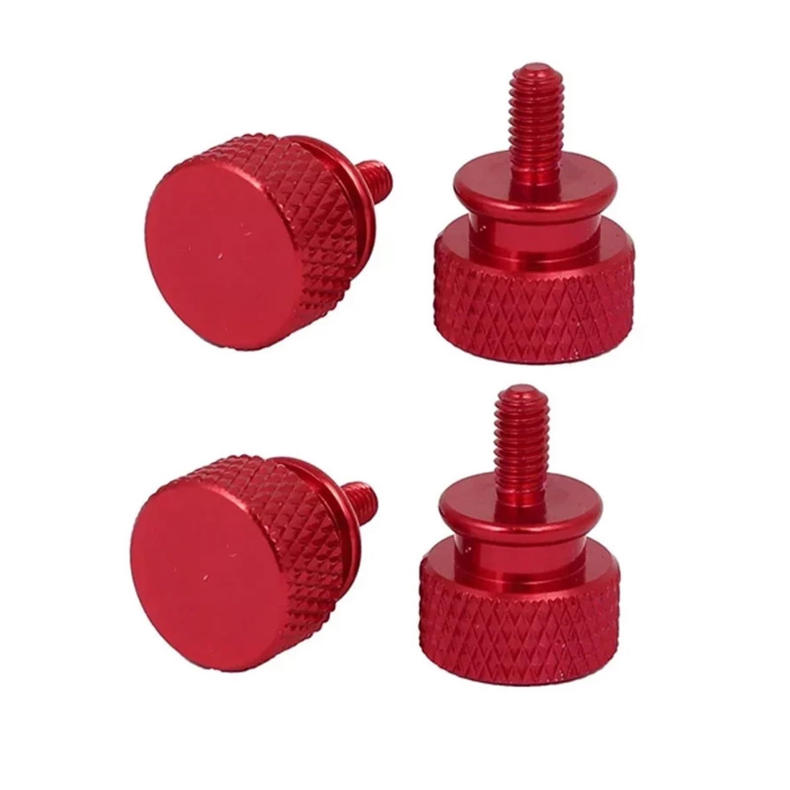 Bulloni di serraggio Manuale M3. Lunghezza Vite: da 5 a 16 Millimetri. Realizzati in Lega di Alluminio.(Dark Red,20PCS_M3X16MM)