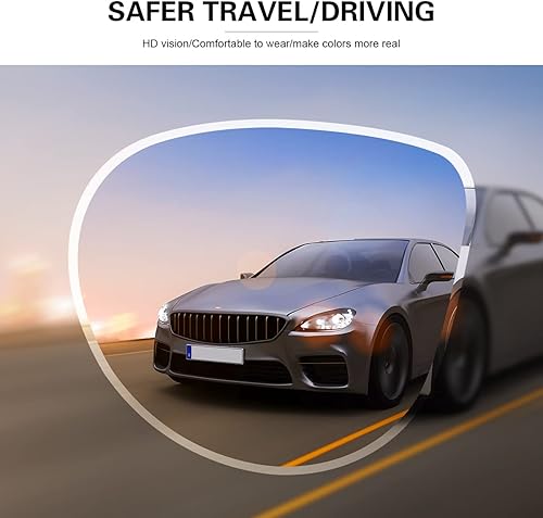 Miniatura 6 de YIMI Paquete de 2 lentes de lectura bifocales invisibles, lentes de sol con bisagra de resorte, protección UV, lectores solares anti luz azul