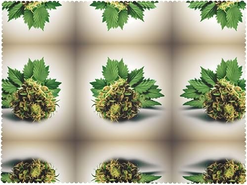 Miniatura 9 de A Puff in Time Weed - Mantel rectangular de encaje de poliéster de 54 x 72 pulgadas, resistente a las arrugas, lavable, mantel grueso