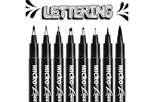 Calligraphy Brush Pen: Unleash Your Inner Artist with 8 Versatile Black Markers