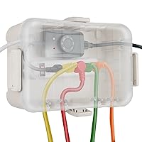 Vista 17 de Flemoon Caja eléctrica grande para exteriores (12.5 x 8.5 x 5 pulgadas), cubierta de cable de extensión impermeable IP54 resistente a la intemperie