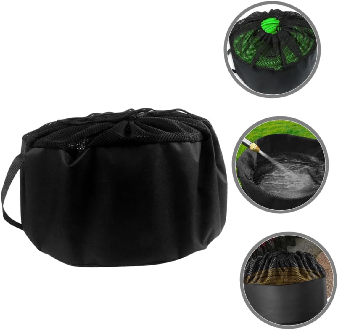 Portable Rv Sewer Hose Storage Bag Foldable Non-woven Organizer for Water Hose Cords and Accessories Design for Travel and Camping