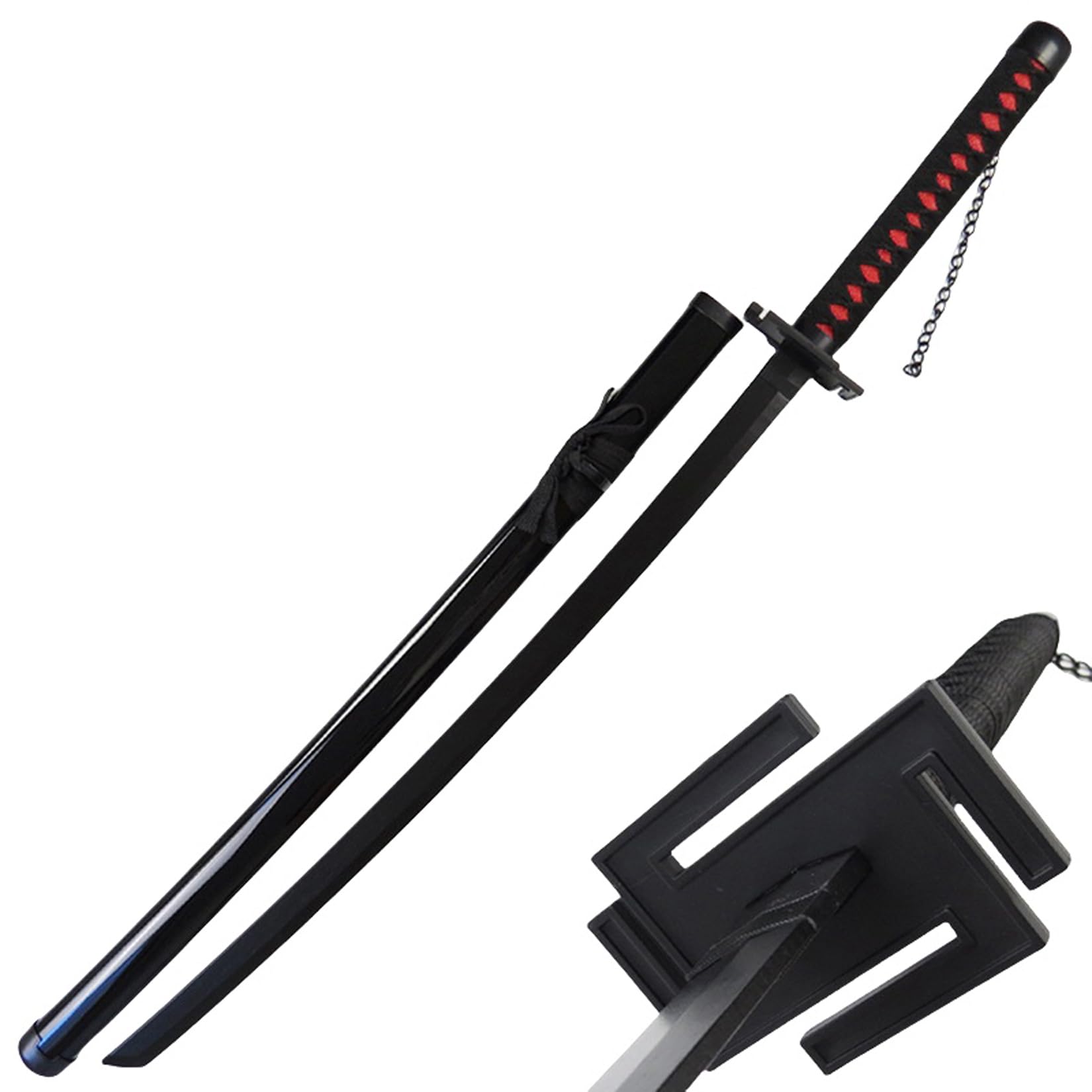 Amazon.co.jp: LAOBAO 天鎖斬月 黒崎一護 斬魄刀 コスプレ道具 模造刀