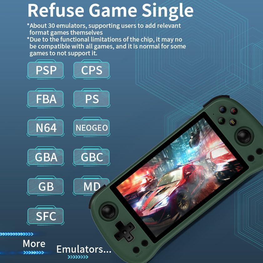 Powkiddy X55 青色 16GB +256GB Amazon.co.jp: Foxcokie Powkiddy X55 ハンドヘルド 16G+256G/30000