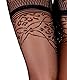 Ballerina Fantasy Halterlose Strümpfe (20 Denier), Schwarz, L/XL