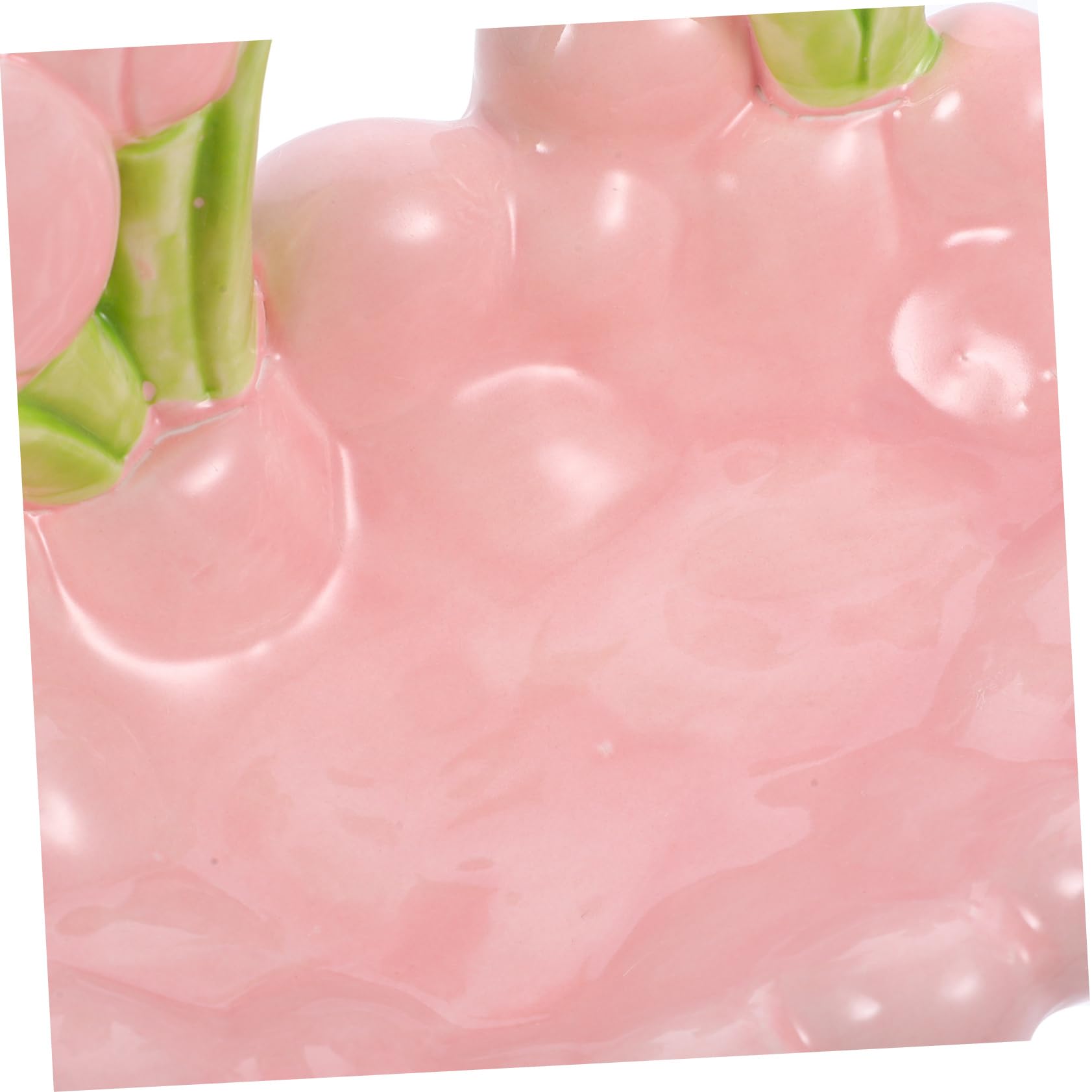 Keramik Schmuckschale Tulpenform Rosa für Ring und Schlüsselablage