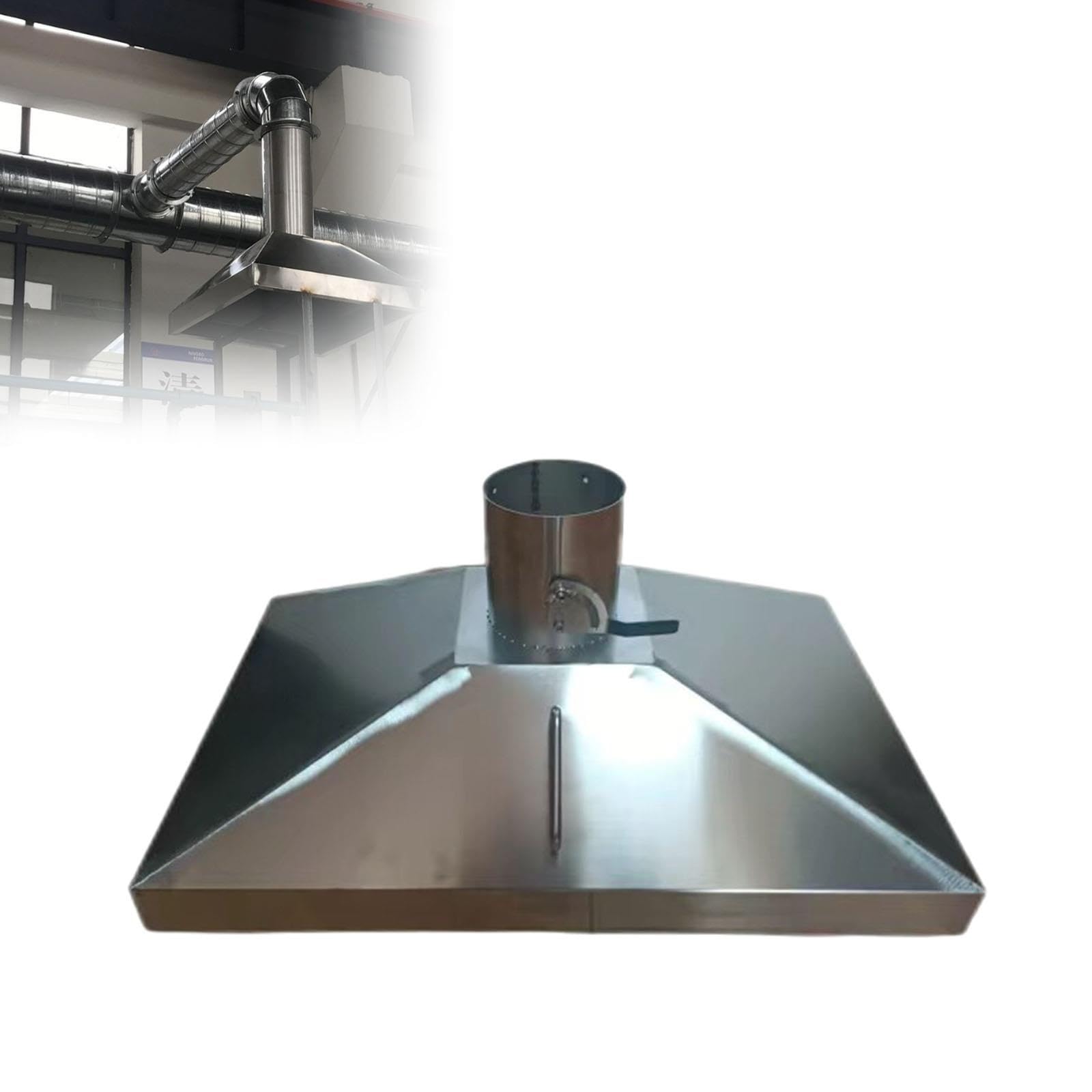 Sistema de extracción comercial de acero inoxidable