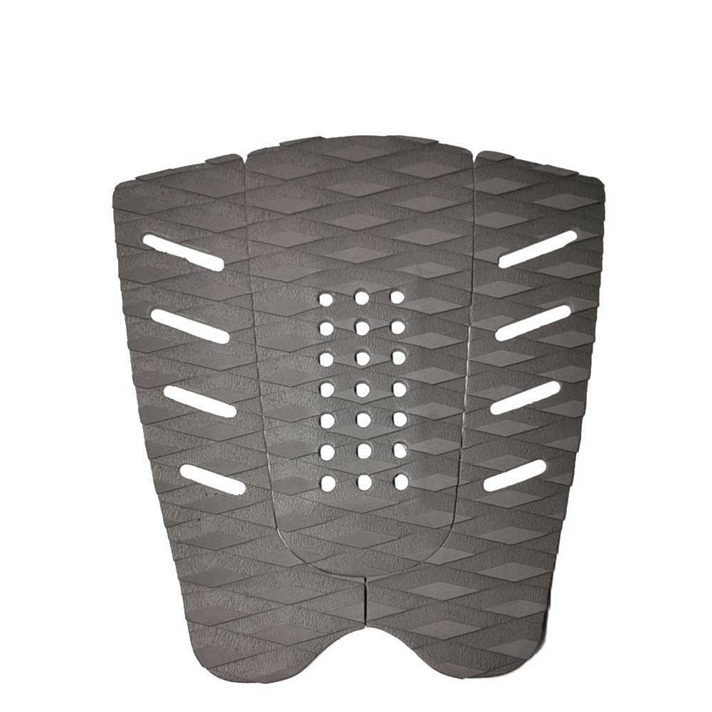 Surfboard Traction Pad Surf Mat Foot Tail Pads EVA Foam Deck Pad Skimboard Adhesive Deck Grip Mat (Color : Dark Grey)