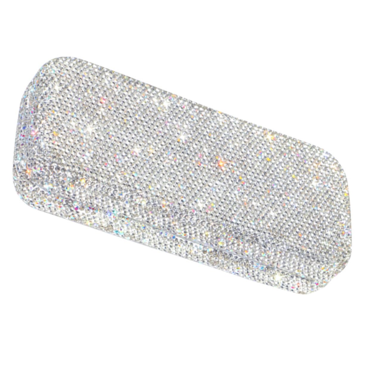 5stücke Rhinestone Brillenetui Für Auto Tragbarer Eyewear Organizer Hartschaliges Design Mit Weicher Innenauskleidung Stilvolles Accessoire Für Sonnenbrillen Und Brillen