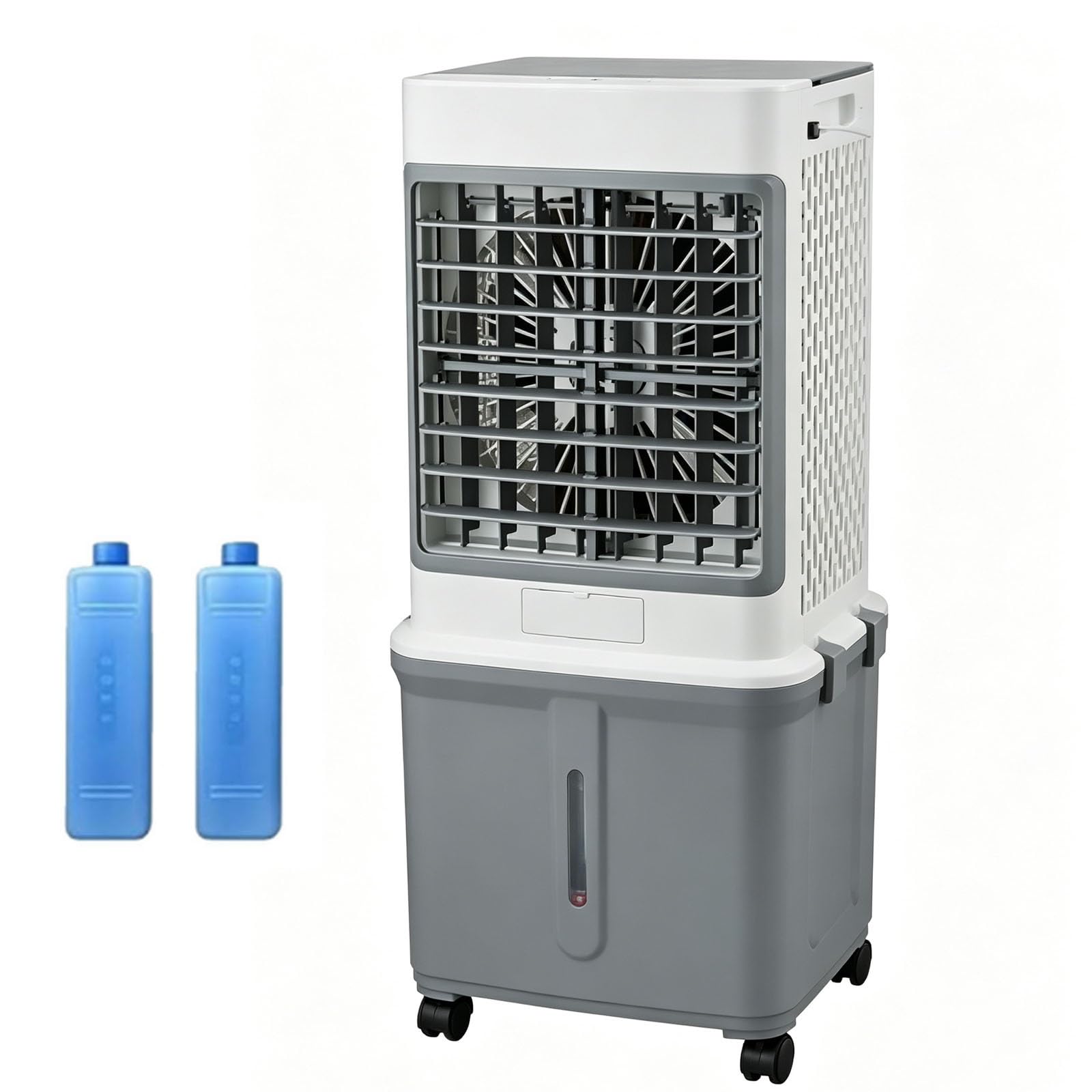 33in Evaporative Air Cooler 9.2 Gal Water Tank, 3 Speed Swamp Cooler Air Conditioner, Quiet 35 DB for Bedroom Living Room