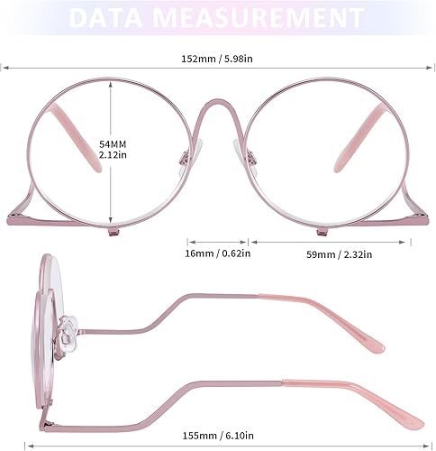 Miniatura 2 de JOOX Gafas de lectura de maquillaje para mujer, grandes lupas cosméticas, lentes de maquillaje