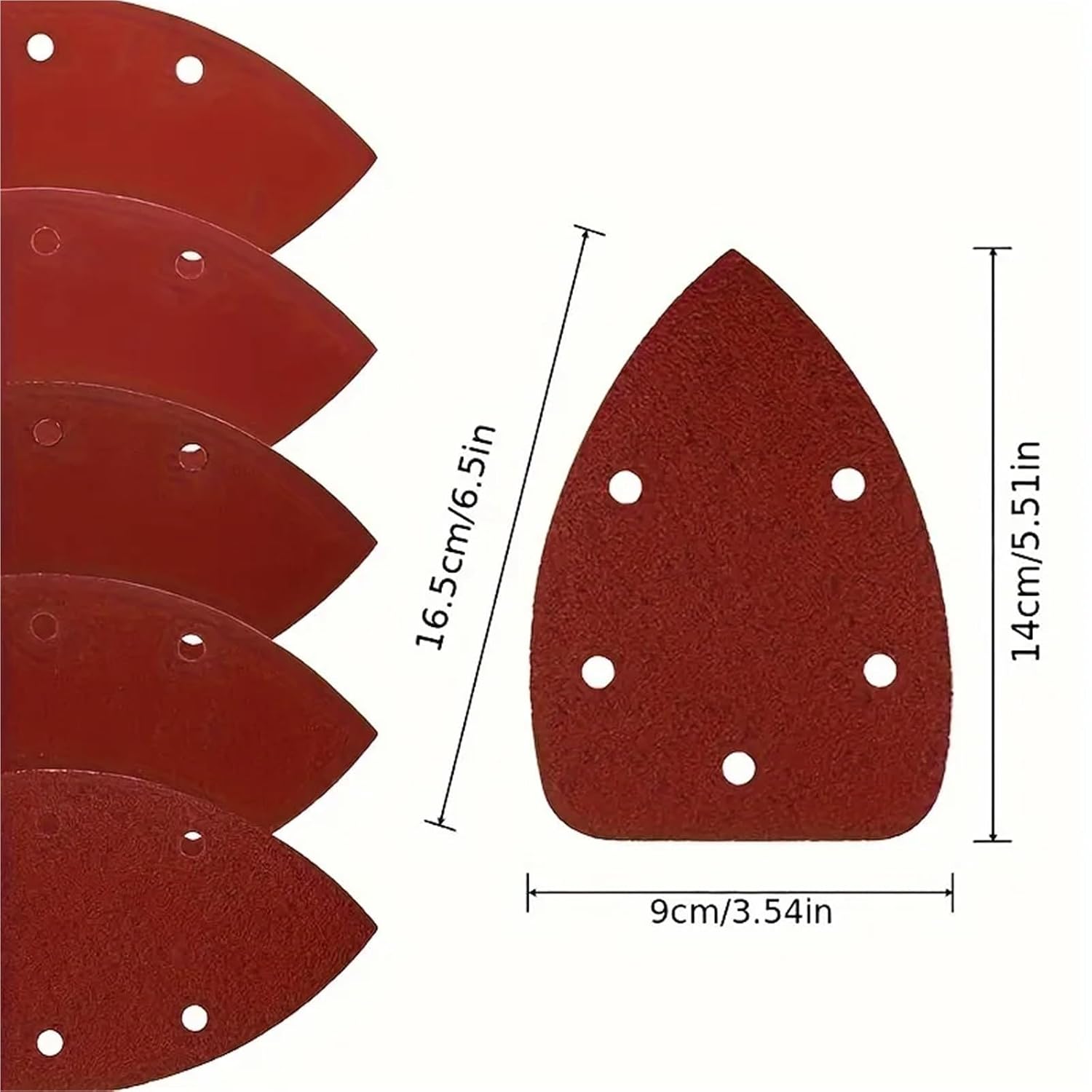 Triangular Mouse Sander Sandpaper 80pcs Mouse Detail Sander Sandpaper with 60, 80, 120, 180 & 240 Grits(240Grits)