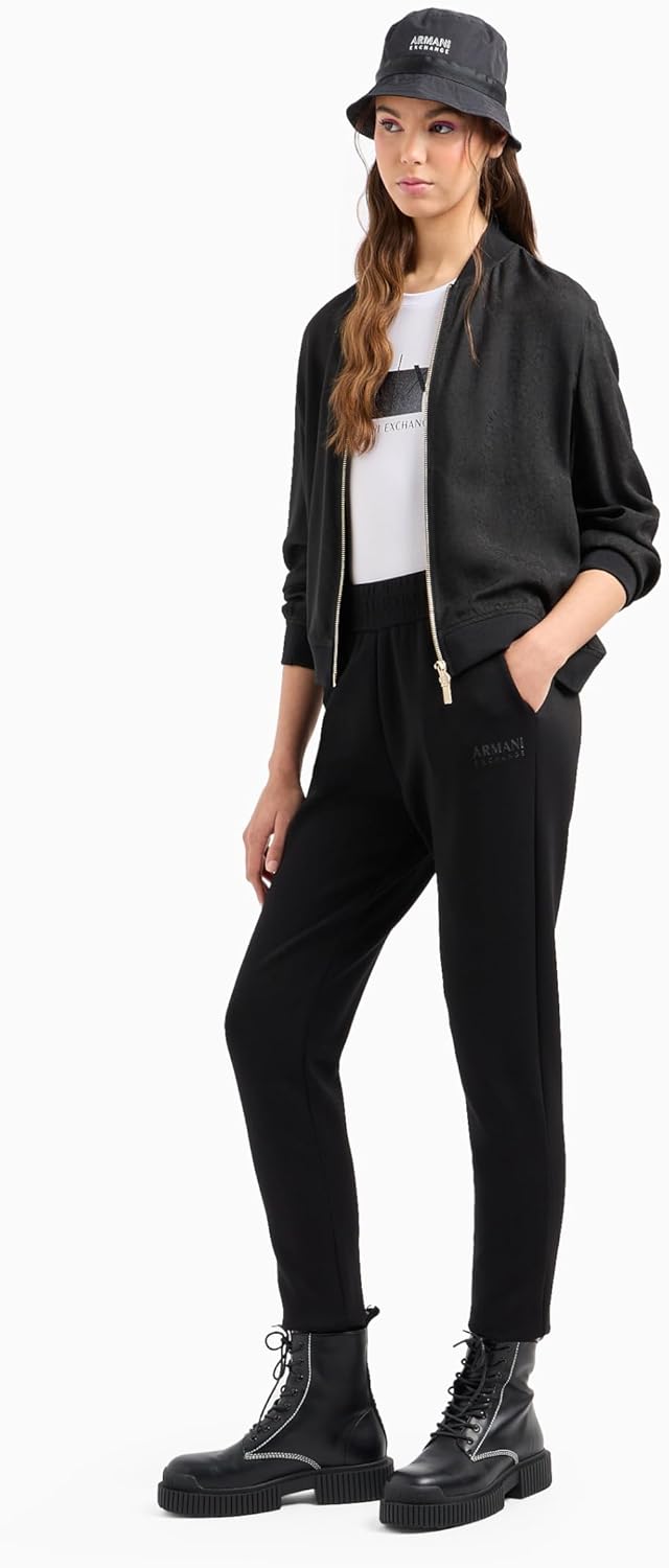 Armani Exchange Women's Sparkle Logo Jogger Pants - Image 3