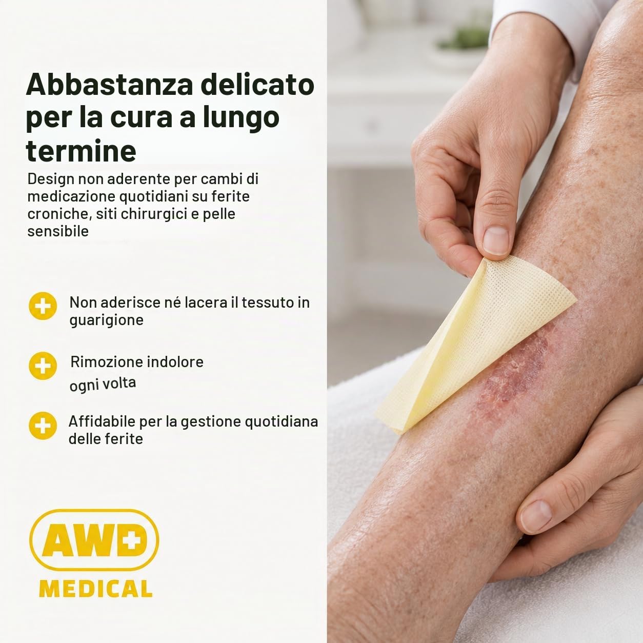 AWD Xeroform Petrolatum - Garza sterile per la cura delle ferite (confezione da 25)
