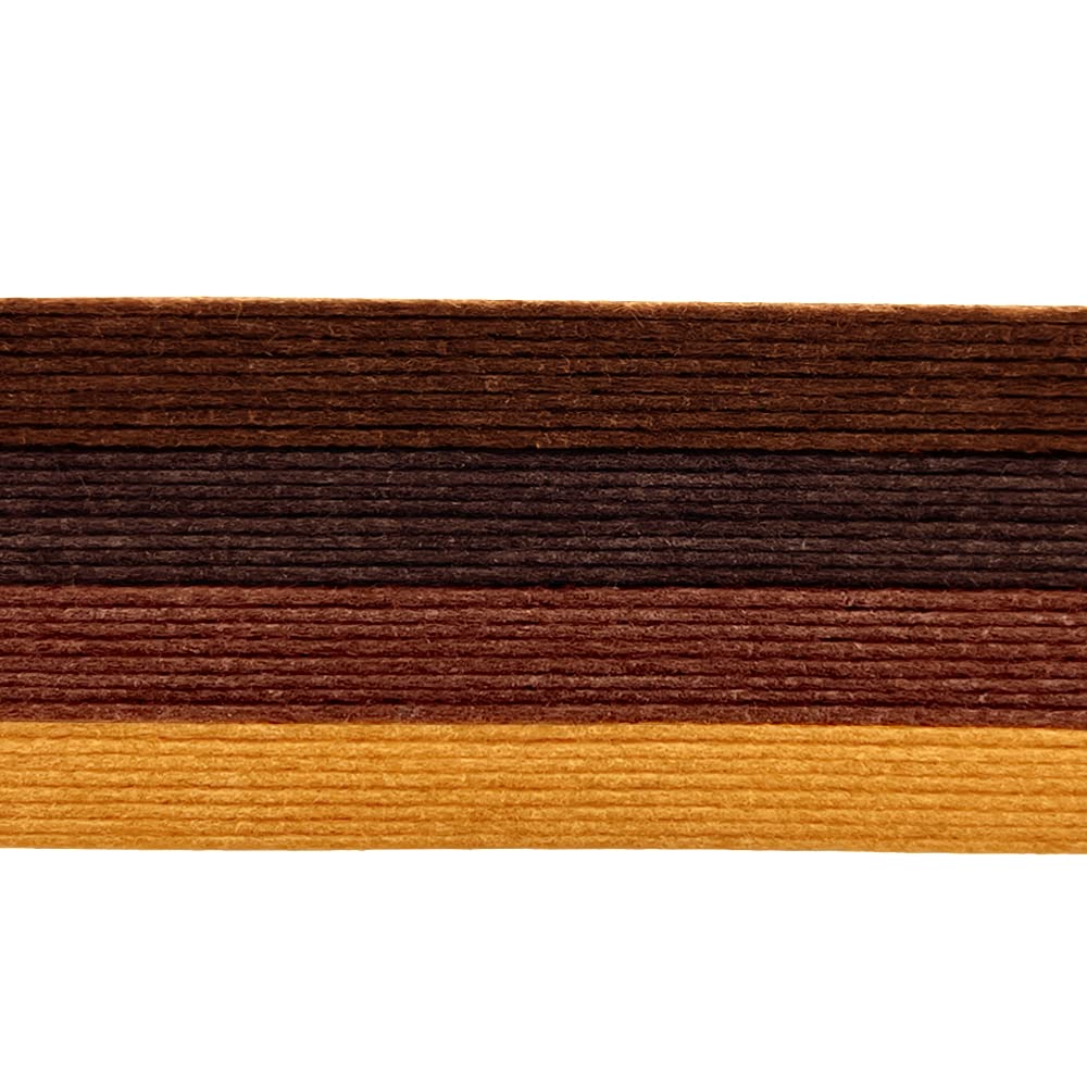 HellooColor 4x8 Pcs Felt Fabric Sheet 6x6 inches Brown Series Craft Squares Nonwoven 1mm Thick