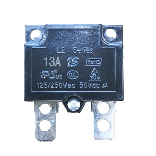 2 unids 13A 125/250Vac 50Vdc reinicio automático relé fusible interruptor térmico interruptor interruptor circuito protector de sobrecarga de