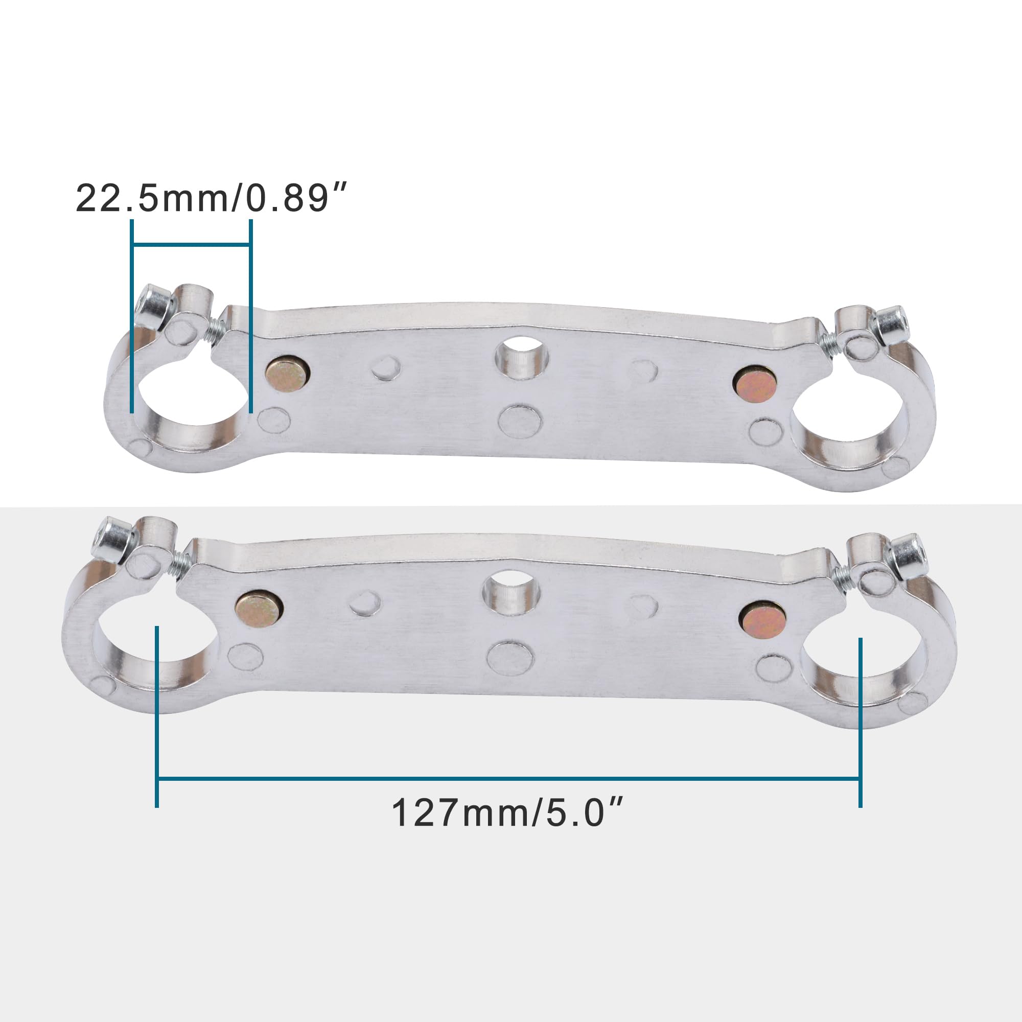 GOOFIT Placa De Horquilla Triple: La Pieza Resistente Que Tu Mini Bicicleta De Bolsillo Necesita