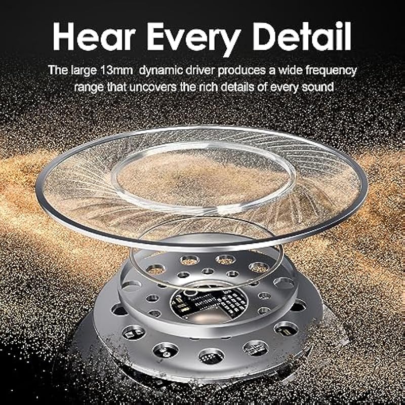 Bluetooth Headphones, 150H Playtime Wireless Bluetooth Earbuds w/Mic in-Ear Magnetic Neckband Earphone, IPX7 Sweatproof Deep Bass Headset for Home, Traveling, Outdoor, Business Trips Black 상세이미지 3