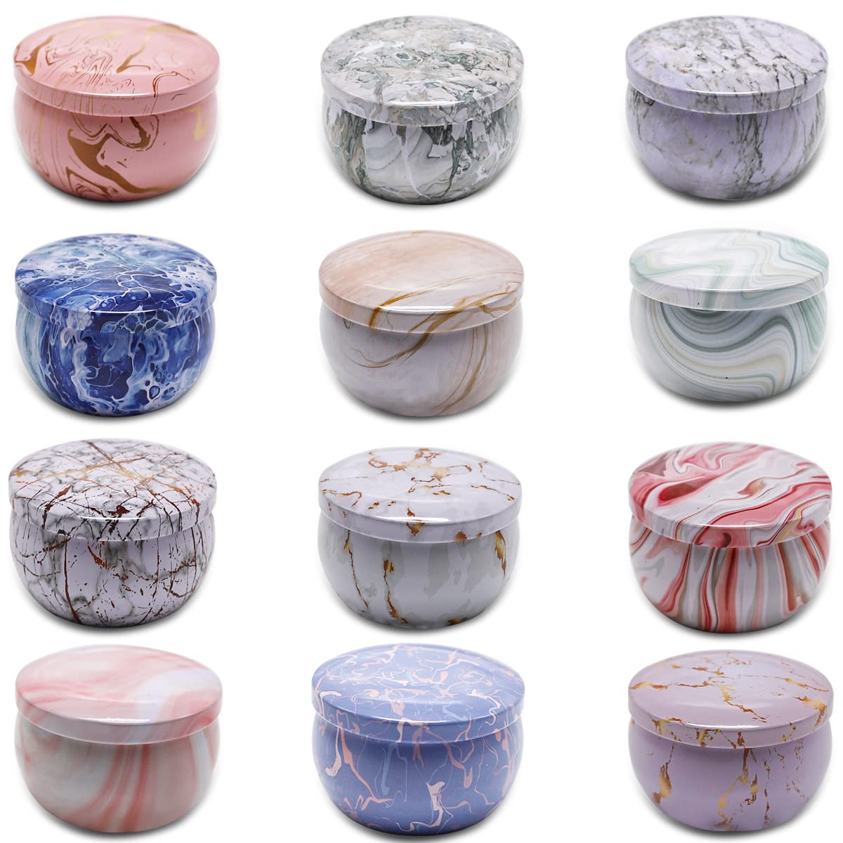 12 Piezas Regalo de Velas PerfumadasCera de Soja Natural Relajación Natural Vela Aromaticas para Baño, Yoga, SPA, para Festival y Bodas Aromaterapia Velas Decoración Regalo（Navidad） (Navidad 12)