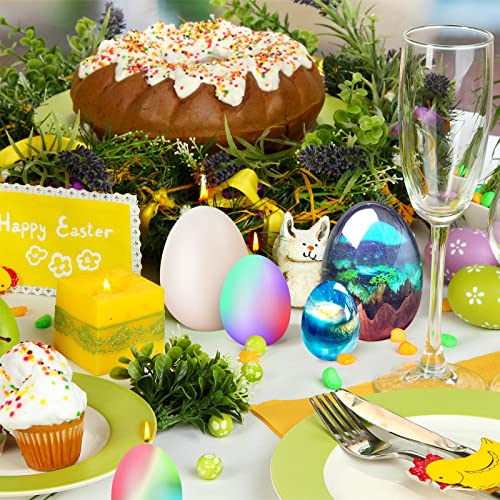 3D Easter Egg Candle Mold, 3 Pcs Silicone Mold For Candle Making, Easter Handmade Candle Making Mould, Diy Craft Resin Mold For Fondant Cake, Aromatherapy Candle, Chocolate, Soap, Candy #TOP4