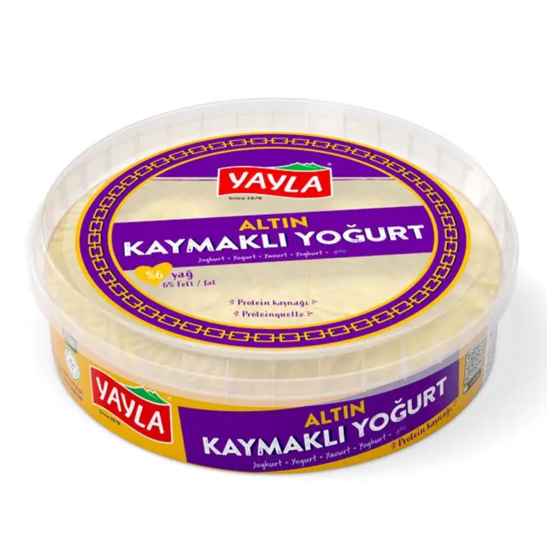 Yayla Joghurt mit Schichtrahm nach türkischer Art -CREMIG JOGHURT 800g x 4 STÜCK