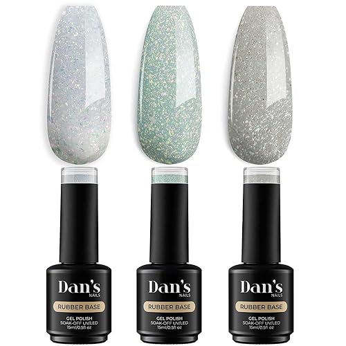 Miniatura 10 de Dan's Nails Juego de capa de gel con base de goma Golden Latte  Color marrón claro Lac Soak off lámpara UVLED para manicura profesional de arte de