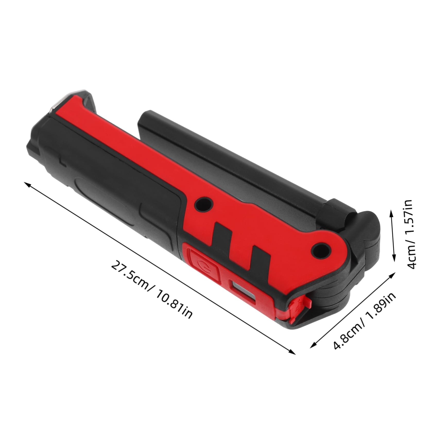 Luz de Trabajo USB Recargable Cob Plegable 1 Set Roja