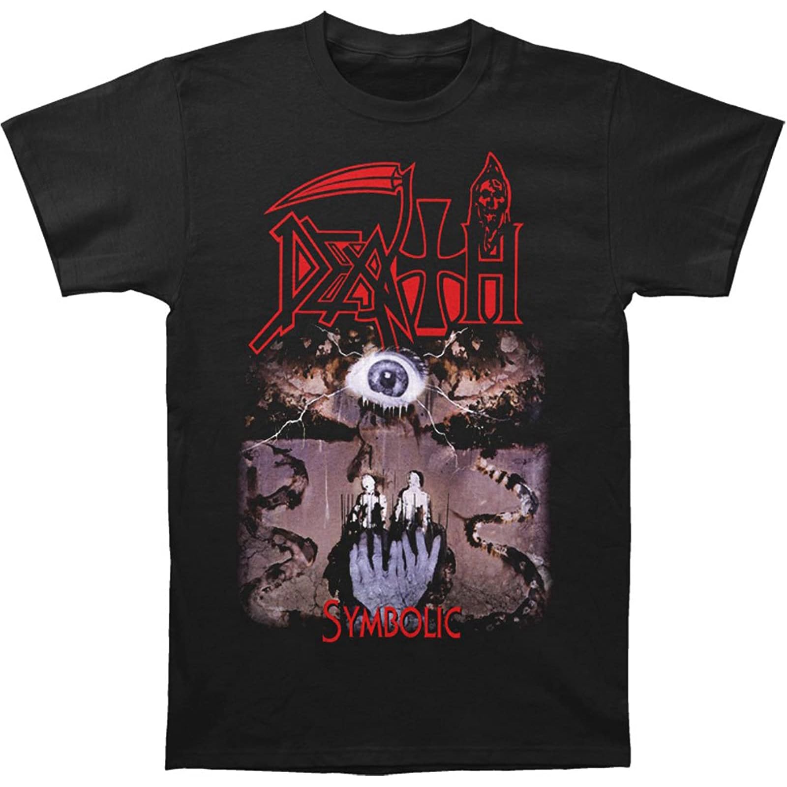 Death Symbolic Fashion O Neck Men T-Shirt Black L