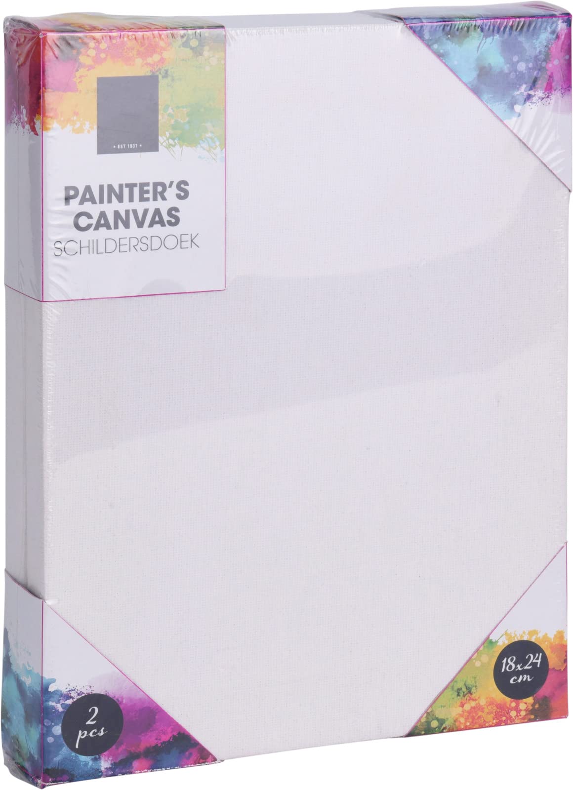 Koncci Leinwand Set 2x 50x70cm - Keilrahmen Für Acryl & Ölfarben