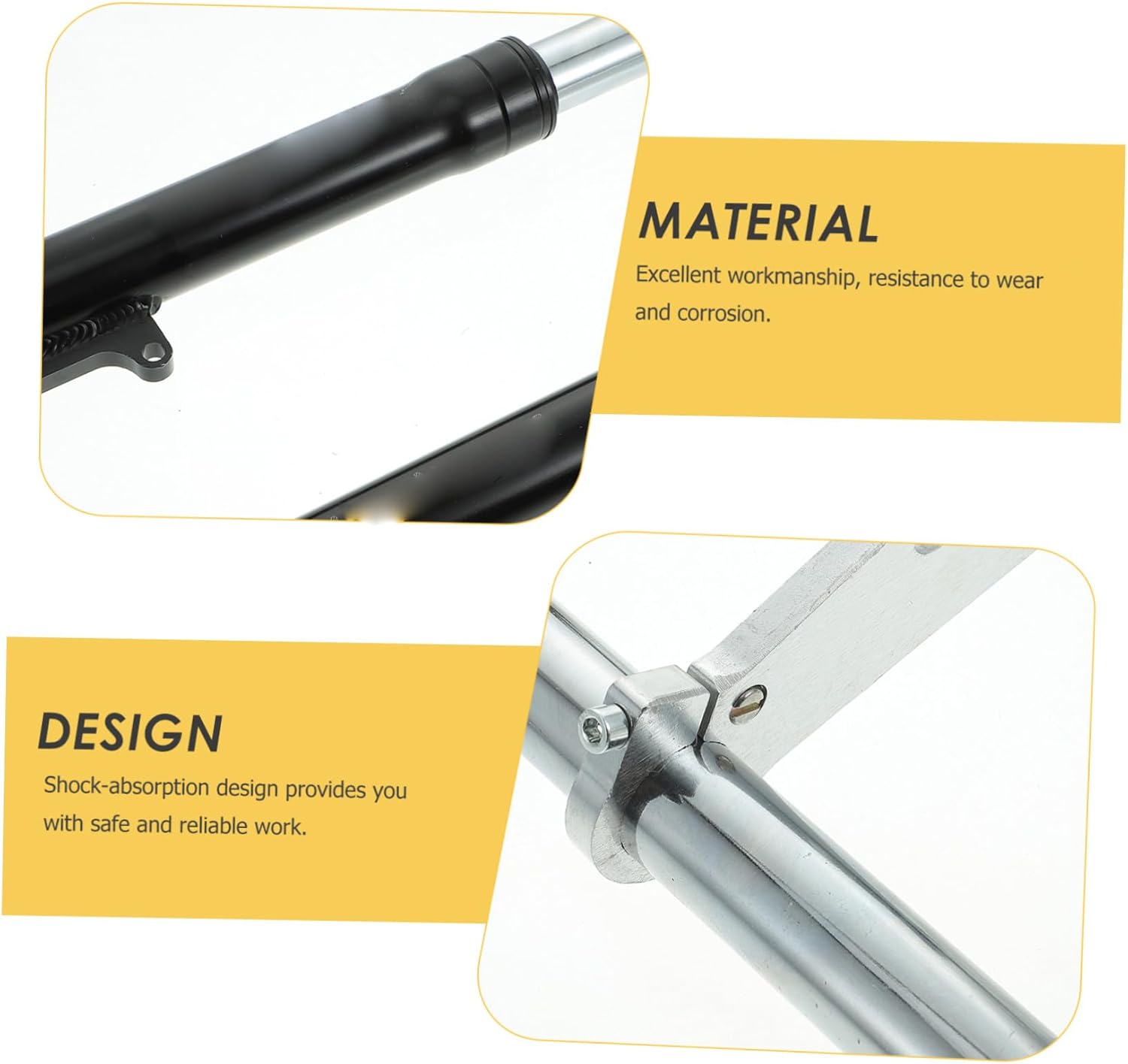 Mini Dirt Bike Front Fork Suspension with Shock-absorption Stable Performance Dirt Bike Accessories Easy Install Replacement for Off-road Motorcycles