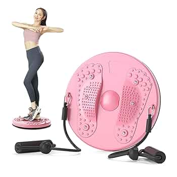 Waist Twister Exercise Portable, Lovely Waist Sculptor Twist, Multifunctional Twist Machine Exercise Women Board Legs Hip