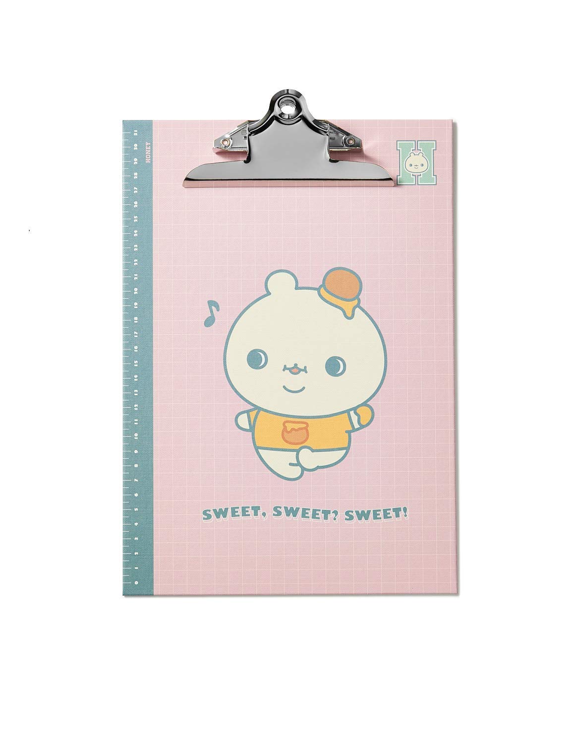 Clip Board - HONEYGOM - Strong Clipboard Clip Boards with Storage 100 Sheets of Paper 8.25 x 11.75 inch Seven Cuteness TWOTUCKGOM Characters Hardboard Holds Any Type of Documents