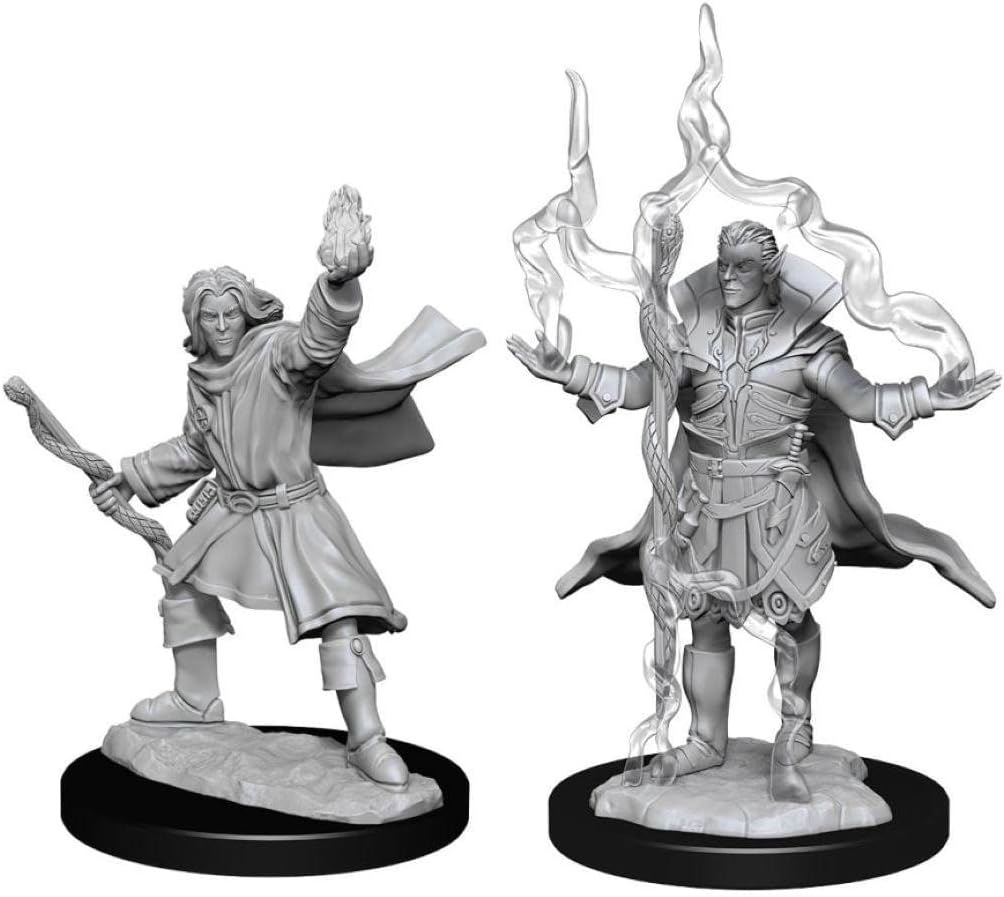 WizKids Elf Sorcerer Male Pathfinder Deep Cuts RPG Miniature Set